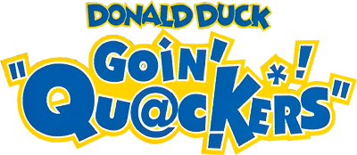 Donald Duck Going Quackers logo for GameBoy Color